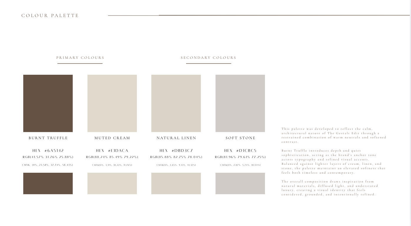 The Gestalt Edit colour palette