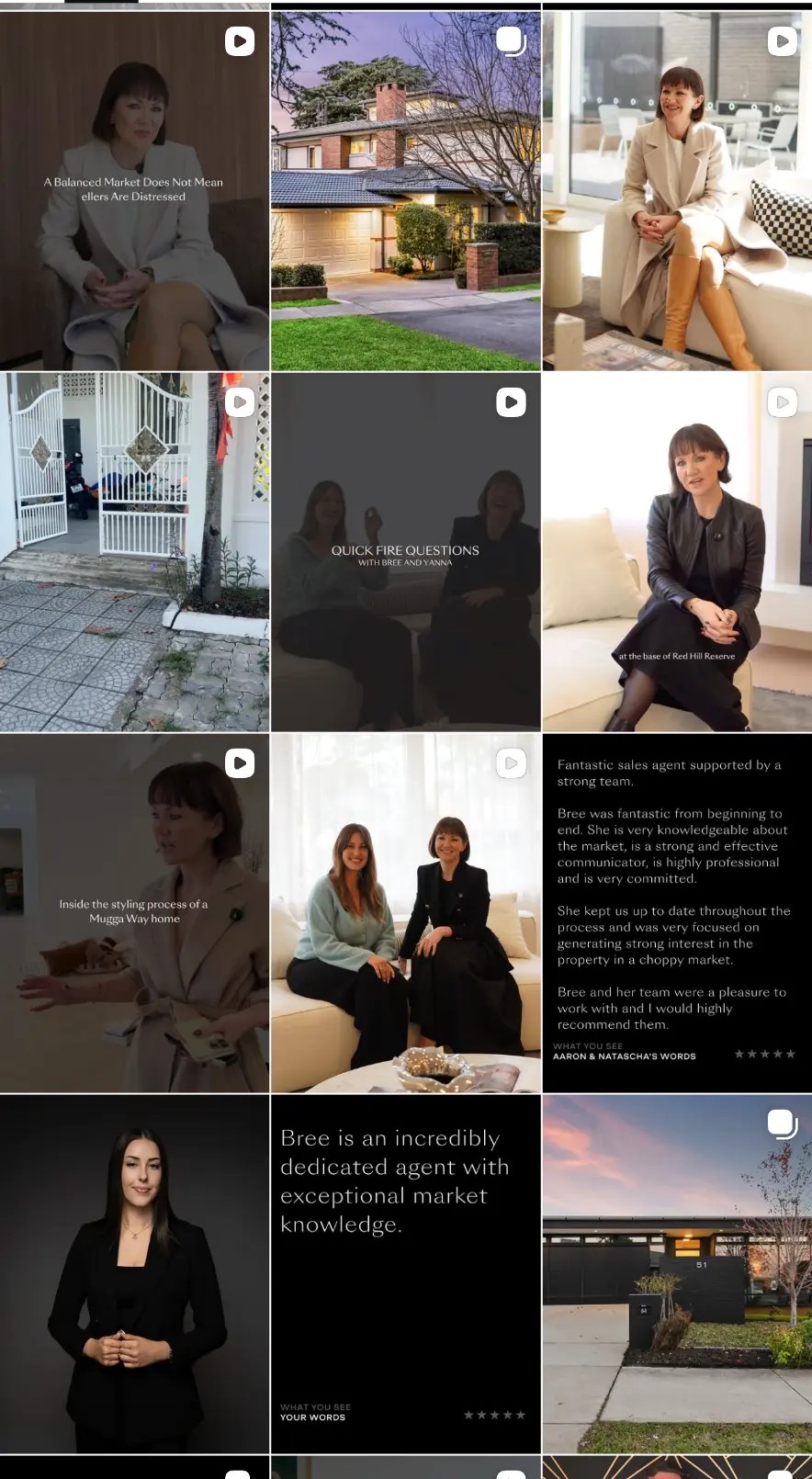 Hive Property Instagram feed design