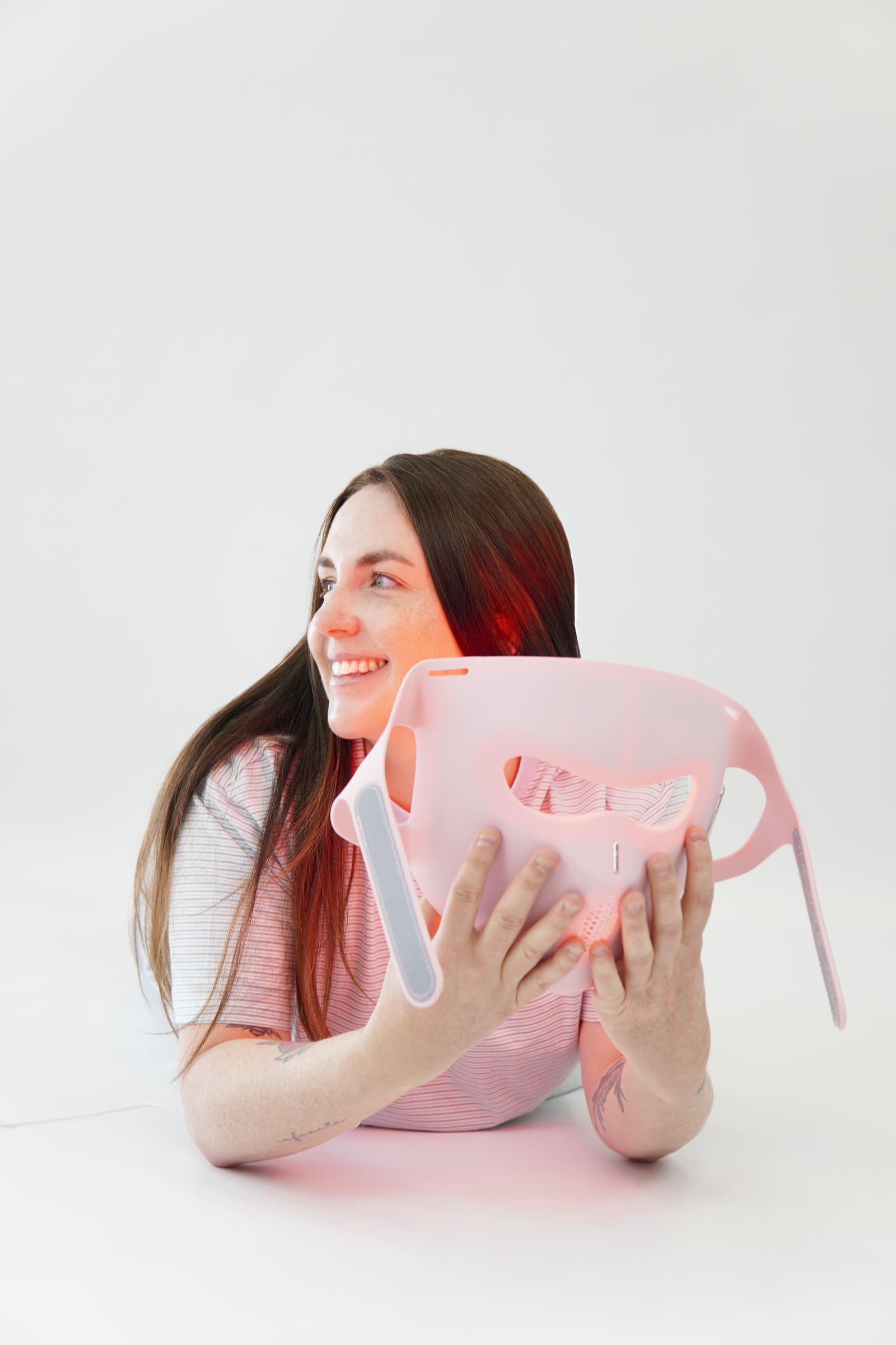 TSII Beauty LED mask campaign photography