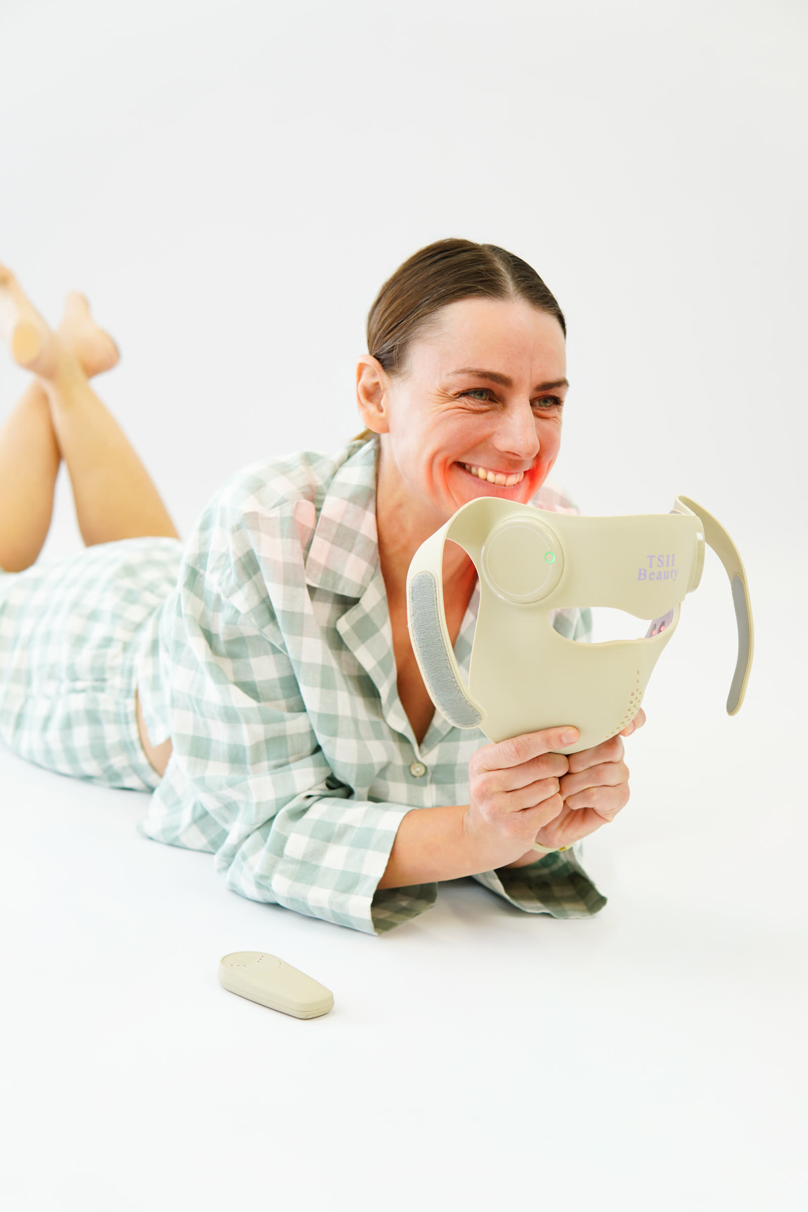 TSII Beauty LED mask campaign photography