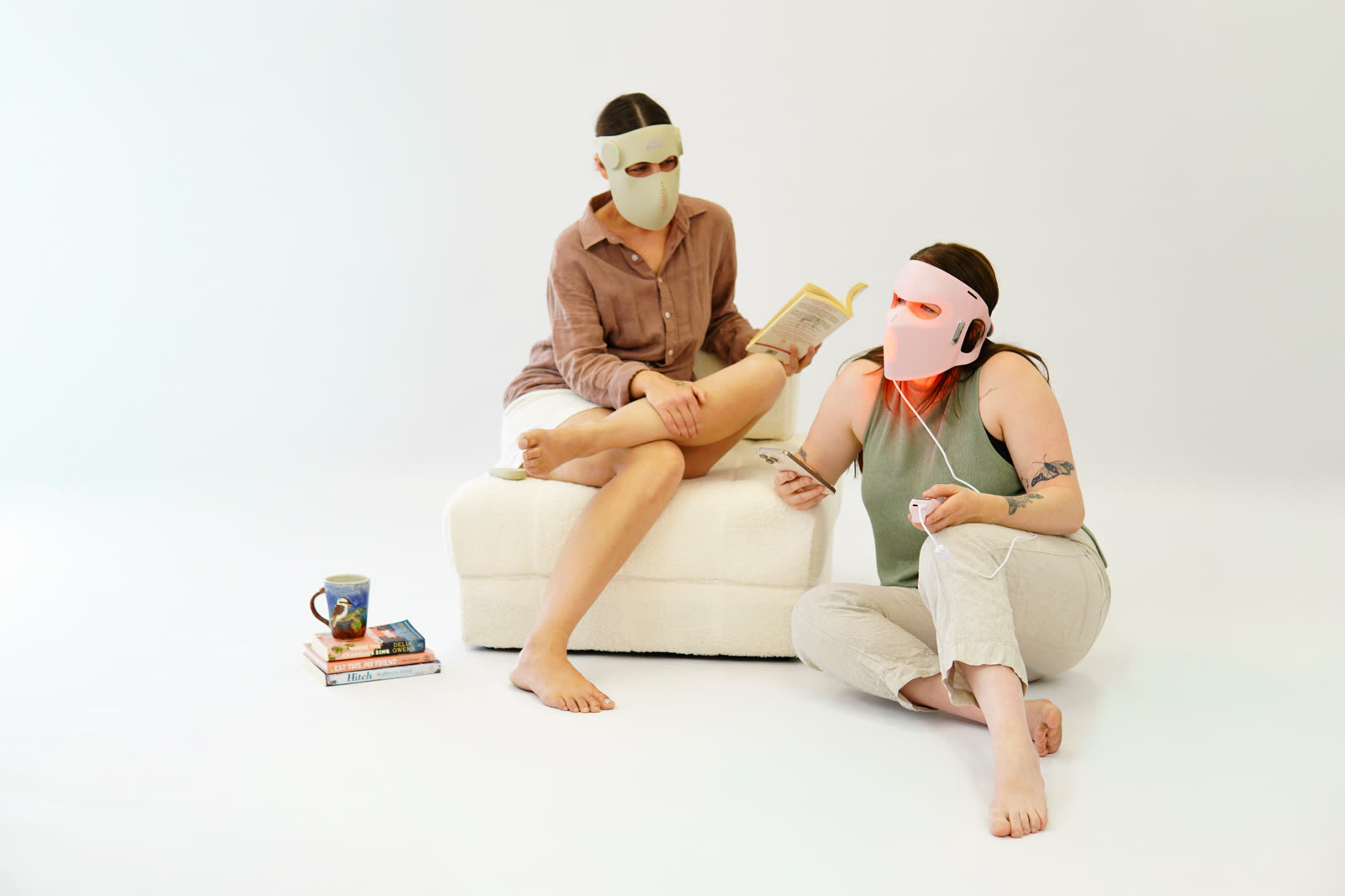 TSII Beauty LED mask campaign photography