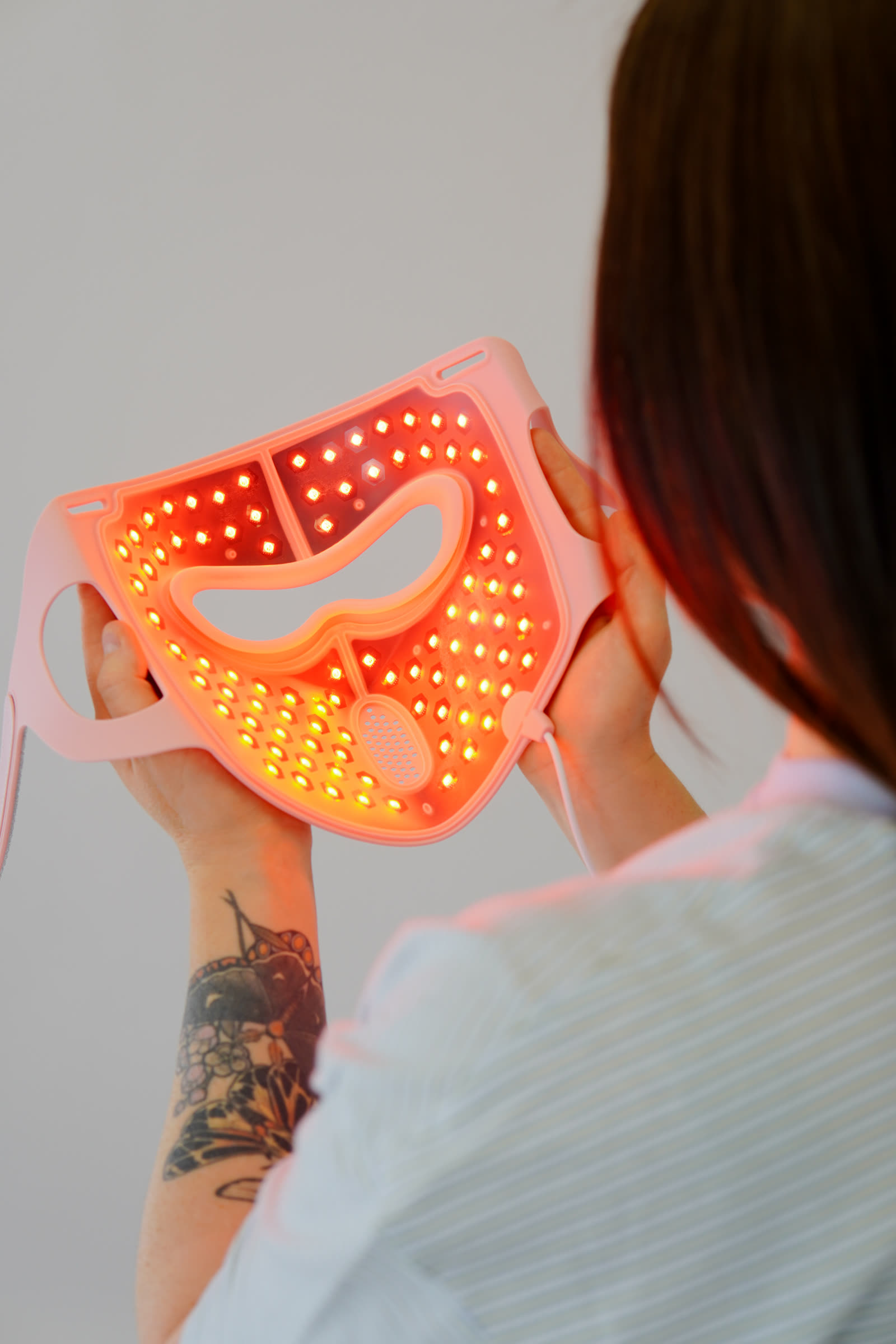 TSII Beauty LED mask campaign photography