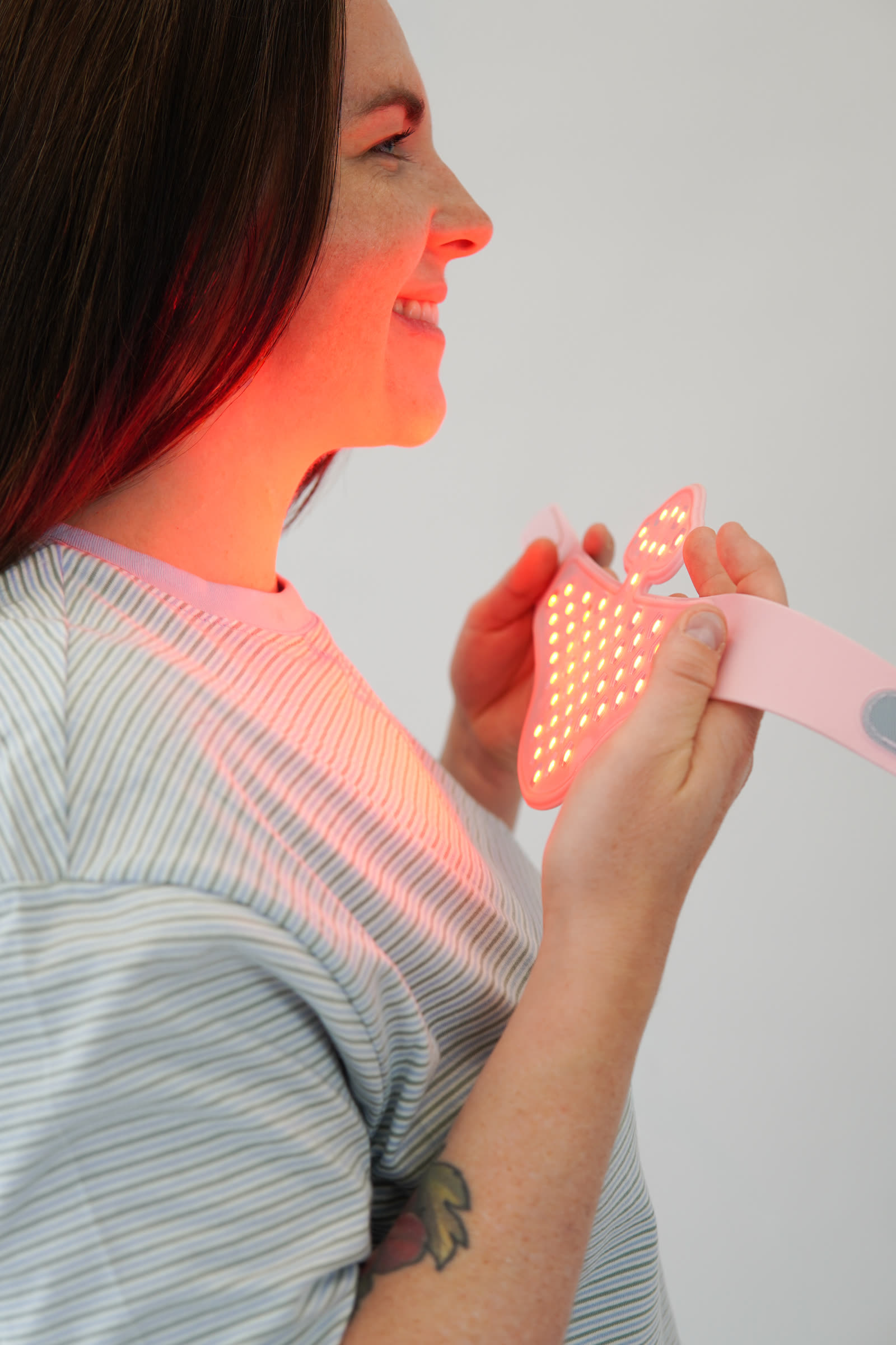 TSII Beauty LED mask campaign photography
