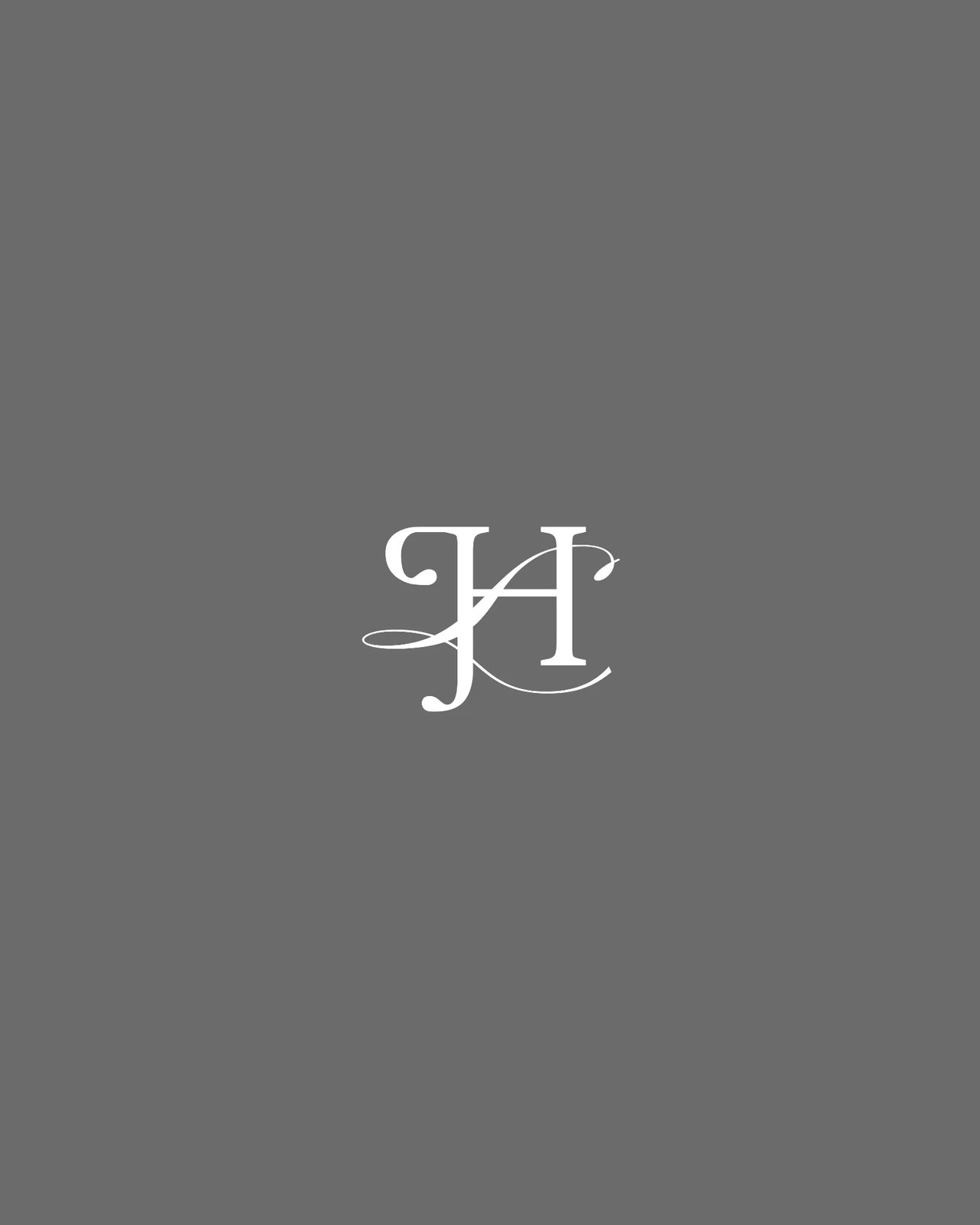 Luxx Haus & Co JH monogram in white